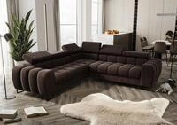 Fun M&ouml;bel Ecksofa Schlafsofa BASTIEN Seite Universal in Stoff, inkl....