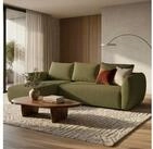 Selsey Ecksofa ZORDO, Schlaffunktion und 2 Bettk&auml;sten, Ottomane links, Chenille