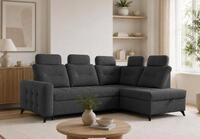 Home Collective Ecksofa Sofa Couch mit Bettkasten Schlafsofa Wohnlandschaft...
