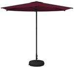 vidaXL Sonnenschirm Garten-Schirm mit Fu&szlig; 270 x 270 cm Polyester Rechtwinklig