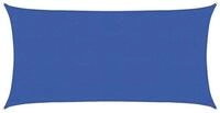 vidaXL Sonnensegel Sonnensegel 2 x 6 m HDPE Rechteckig Blau, (1-tlg)