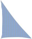 vidaXL Sonnensegel Sonnensegel 4 x 5 x 6,8 m HDPE Dreieckig Blau und Wei&szlig;,...