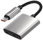 mcdodo 2 in 1 Audio-Adapter USB-C auf 2x USB-C Laden und Audiowiedergabe Audio-...
