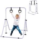 HOMCOM Turnreck Gymnastikstange f&uuml;r Kinder, Turnstange ab 3 Jahre, 88-128cm,