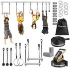 HyperMotion Slackline Ninja Slackline-Set f&uuml;r Kinder &ndash; Mit 7 Hindernissen &...