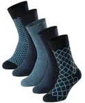 Schiesser Freizeitsocken Bluebird (5-Paar) spezielle Stay-freh-Ausr&uuml;stung f&uuml;r