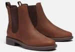 Chelseaboots TIMBERLAND "VERONA SQUARE - MID CHELSEA BOOT", Damen, Gr. 36, braun
