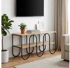 vidaXL TV-Board vidaXL TV-St&auml;nder 100 x 40 x 50 cm Sonoma-Eiche Holzwerkstoff
