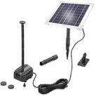 esotec Solarpumpe 6/230 Teichpumpen-Set 230l/h, LiFePo4 Akku, Solarmodul, 4...
