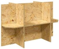 vidaXL Terrarium Terrarienbasis mit Regal Braun 80 x 40 x 50 cm OSB