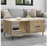 vidaXL Couchtisch vidaXL Couchtisch Sonoma-Eiche 90 x 50 x 40 cm Holzwerkstoff