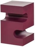 WOOOD Beistelltisch Jessa - Metall Lila / Braun, K&uuml;nstlerisches Design,...