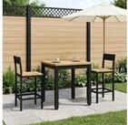 vidaXL Couchtisch vidaXL Couchtisch Wei&szlig; und Schwarz 40 x 40,5 x 36 cm...