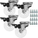 SO-TECH&reg; M&ouml;belrolle Lenkrollen SWIFT inkl. Schrauben, belastbar bis 35 kg /...