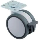 SO-TECH&reg; M&ouml;belrolle Hamm &Oslash; 63 mm, H&ouml;he 74,5 mm, Anschraubplatte 47 x 47 mm,