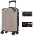 YONSLY Hartschalen-Trolley Premium Hartschalen-Reisekoffer Trolley...