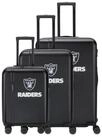 travelite Trolleyset travelite x NFL, 4 Rollen, (3-teilig, 3 tlg), ABS