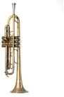 Monzani Trompete, MZTR-700V Bb-Trompete Unlackiert Messing Schallbecher Monel...