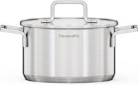 Hanseatic Kochtopf DAILY, Edelstahl 18/10 (1-tlg), handfreundliche Griffe,