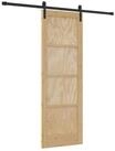 vidaXL Haust&uuml;r Schiebet&uuml;r 73,5 x 211 cm Massives Kiefernholz (1-St)