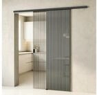 doporro Glasschiebet&uuml;r Komplettset Soft-Close Zimmert&uuml;r mit Sicherheitsfolie...