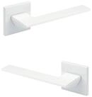 Hexim Dr&uuml;ckergarnitur, Zimmer T&uuml;rgriffe WC / Bad Aluminium matt in 4 Farben -