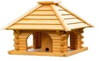 DSH DEKO SHOP HANNUSCH Vogelhaus massives Futterhaus/Vogelhaus +++impr&auml;gniert+++ V20