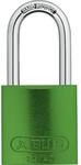 ABUS Vorh&auml;ngeschloss 72LL/40 gr&uuml;n, Schloss aus Aluminium f&uuml;r 100%