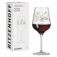 Ritzenhoff Rotweinglas Herzkristall 012, Kristallglas