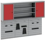 vidaXL Werkzeugschrank Werkzeugschrank-Set 6 stk. Rot Pulverbeschichteter Stahl