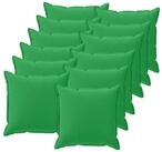 vidaXL Kissenbezug Kissenbezug 12 stk. HOUTEN Gr&uuml;n 50 x 50 cm Polyester, (12...