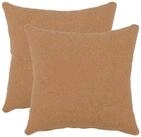 vidaXL Kissenbez&uuml;ge vidaXL Kissenbezug 2 pcs HEERLEN Beige 35 x 35 cm Boucl&eacute;