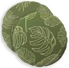 vidaXL Kissenbezug Kissenbezug 2 pcs HEERLEN Blattdesign &Oslash; 30 cm Polyester, (2