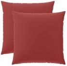 vidaXL Kissenbezug Kissenbezug 2 pcs HEERLEN Weinrot 65 x 65 cm Polyester, (2...