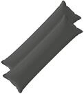 vidaXL Kissenbezug Kissenbezug 2 stk. HOUTEN Anthrazit 40 x 145 cm Polyester, (2