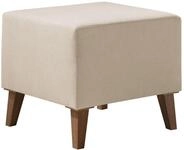 MIRJAN24 Hocker Oviedo, Bonellfeder, 51x51x45 cm