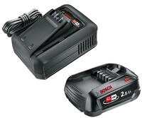 Bosch Home & Garden Starter Kit QC AL18V-44+1x2.5Ah, Akku & Ladeger&auml;t Akku-Set