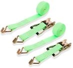 LuxusKollektion Spanngurt Spanngurte 50mm 6m Ratsche Haken Fluoreszierendes...