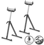 STAHLWERK Klappbock Rollenbock 2er Set 60 kg h&ouml;henverstellbar 720 - 1100 mm