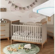 VitaliSpa&reg; Babybett Malia, Cashmere/Artisan, 70x140 cm mit Matratze, 2-tlg.