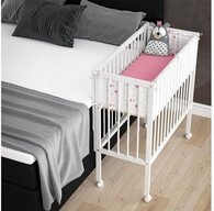 VitaliSpa&reg; Beistellbett Sophie, Wei&szlig;, 40 x 90 cm 2 Seitenschienen, 1-tlg.
