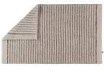 Rhomtuft Badematte Lin, 85% Baumwolle, 15% Leinen, Wendemodell wei&szlig; 70.00 cm x