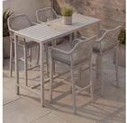 MCW Stehtisch MCW-P91-S (Set, 5er), Mit h&ouml;henverstellbaren Fu&szlig;bodenschoner