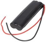 AccuCell Notleuchtenakku NiMH 4,8V 1500mAh L2x2 Mignon AA mit 200mm Kabel Akku...