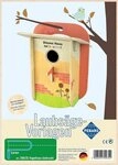 Pebaro Kreativset Laubs&auml;gevorlage Vogelhaus bunt bedruckt, 399/3S