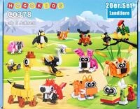ak tronic 20er Set Landtiere (NEU & OVP) Konstruktions-Spielset