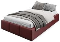 Muralo Polsterbett Lattenrost, ohne Matratze, Stauraumbett, Bettkasten (Packung,