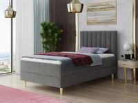 Sofnet Boxbett Gold Mini (mit Bettkasten, Bonell-Matratze und Topper), Einzelbett,