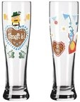 Ritzenhoff Gl&auml;ser-Set Brauchzeit Weizenglas 2er Set F26, Kristallglas