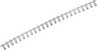GBC Thermo-Bindemappe Drahtbinder&uuml;cken WireBind A5 Nr. 4 6,3mm VE=250 St&uuml;ck...